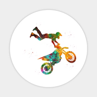 Motocross Dirt Bike Magnet